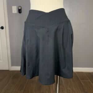 Fabletics Crossover Flounce Skirt, Black, S